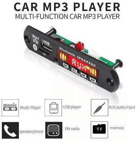 Kilimall Decoding Card MP3 Decoder Audio Music Bluetooth 5.0 Car Module Support AUX FM USB TF APE FLAC Amplifier