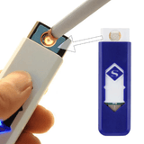 Portable USB Rechargeable Flameless Lighter Windproof Cigarette Gadget