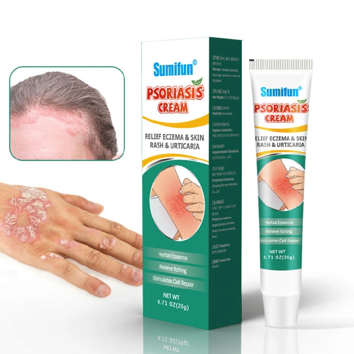 Kilimall Psoriasis Cream Dermatitis Shingles Bites Rash Relief Eczema Pruritus Scalp Antibacterial Ointment Herbal Medical Plaster Skin Care