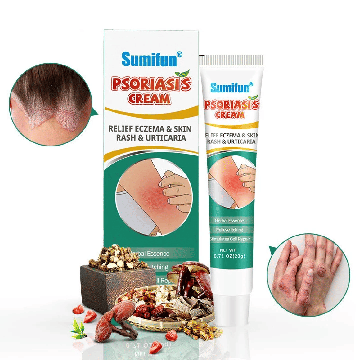 Kilimall Psoriasis Cream Dermatitis Shingles Bites Rash Relief Eczema Pruritus Scalp Antibacterial Ointment Herbal Medical Plaster Skin Care