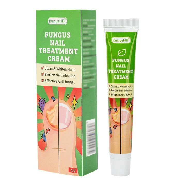 KanyeHB Nail Fungus Treatment Cream Onychomycosis Paronychia Removal Anti Infection Toe Foot Care Ointment 20g