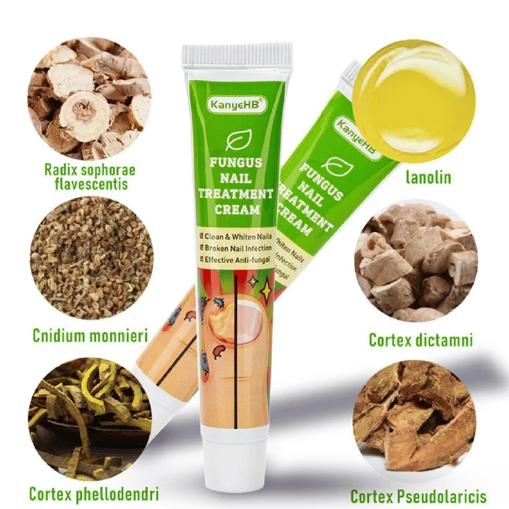 KanyeHB Nail Fungus Treatment Cream Onychomycosis Paronychia Removal Anti Infection Toe Foot Care Ointment 20g