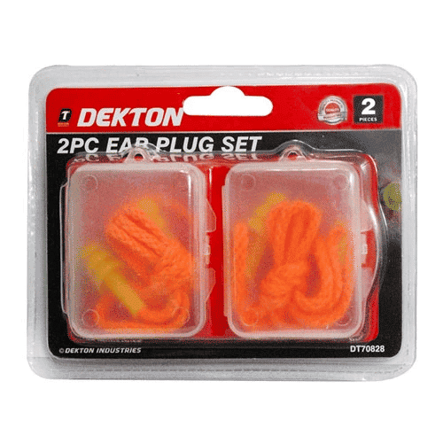 Dekton DT70828 2-Piece Anti-Allergenic Silicone Ear Plugs Set