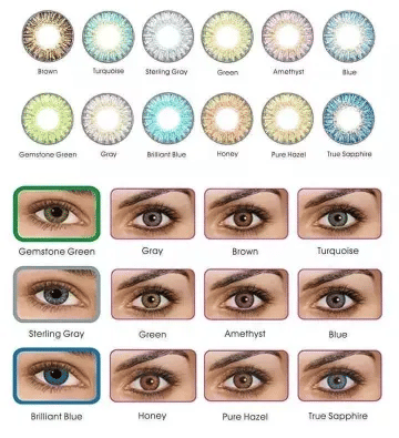 Fresh Young 3 Tone Soft Contact Lens Coloured + Free Case
