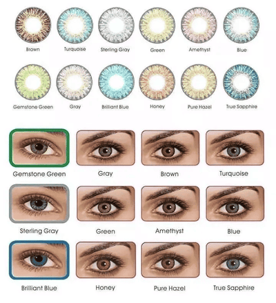 Fresh Young 3 Tone Soft Contact Lens Coloured + Free Case