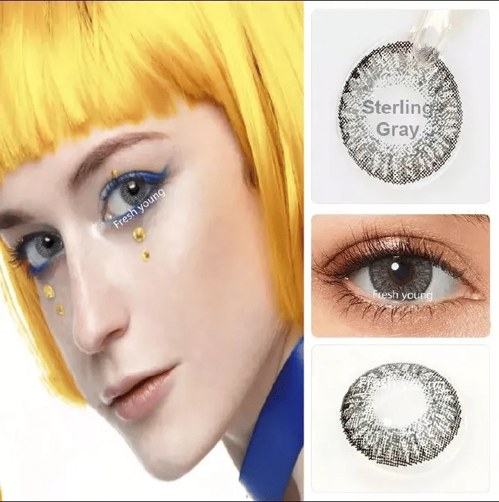 Fresh Young 3 Tone Soft Contact Lens Coloured + Free Case