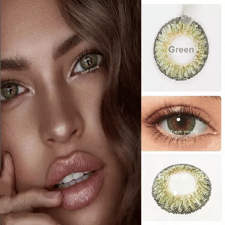 Fresh Young 3 Tone Soft Contact Lens Coloured + Free Case