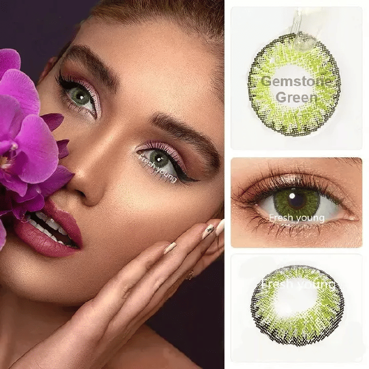 Fresh Young 3 Tone Soft Contact Lens Coloured + Free Case