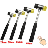 Kilimall Soft Rubber Mallet Hammer Double Faced Non-Slip Plastic Grip DIY Window Bead Tool