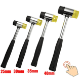 Kilimall Soft Rubber Mallet Hammer Double Faced Non-Slip Plastic Grip DIY Window Bead Tool