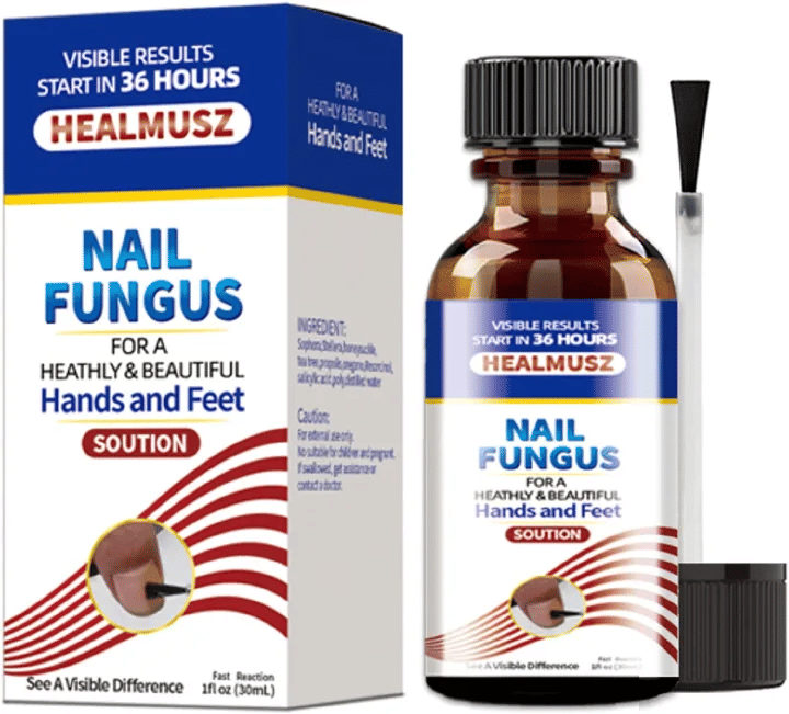 Healmusz Nail Fungus Treatment Essence Removes Onychomycosis Nails Nourishes Brightening Hands and Feet Skincare
