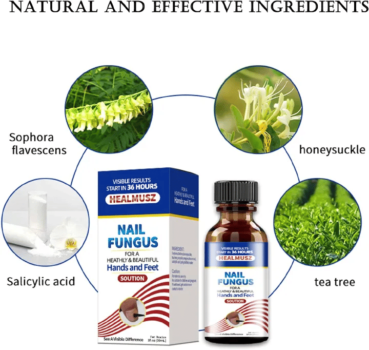 Healmusz Nail Fungus Treatment Essence Removes Onychomycosis Nourishes Brightening Hands Feet Skincare
