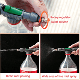 Manual Air Pump Sprayer Adjustable Drink Bottle Spray Head Nozzle Garden Watering Tool
