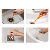 Snake Drain Sink Cleaner Removes Clogged Hairs Bathroom Shower Kitchen Tools