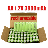 1.2V AA 3800mAh Ni-MH Rechargeable Batteries