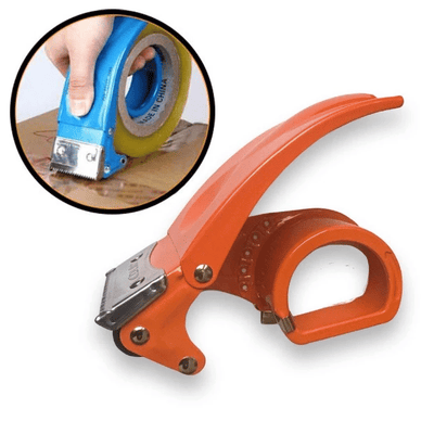 Manual Carton Sealer Tape Cutter Dispenser Stainless Steel 60mm Width Easy Operate Jar Cutting Machine