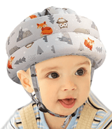 Baby Safety Helmet Anti-Collision Walking Hat Adjustable Head Protector Green