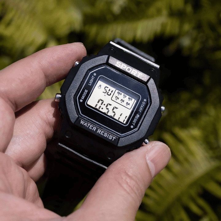 Electronic Digital Watch Plastic LED Student Gift Alarm Clock Fresh College
