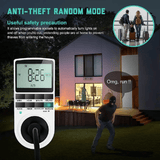 Electronic Digital Timer Automatic Switch Socket Programmable ON OFF Power Saver for Mobile Laptop Charging Lightning Control