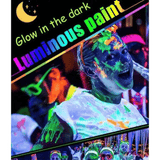 8pcs 20g Fluorescent Glow in the Dark Body Paint UV Blacklight Acrylic Luminous Pigment Night Running Party DIY Gold