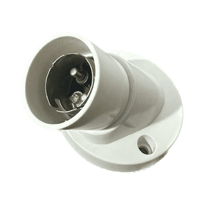 B22 Angle Batten Light Socket Bulb Holder Modular Lamp Holder Domestic Commercial 4A 240V