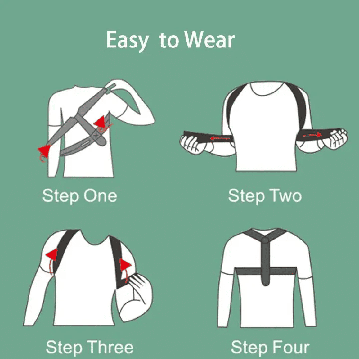 Adjustable Back Posture Corrector Belt Clavicle Spine Support Men Women Home Office Outdoor