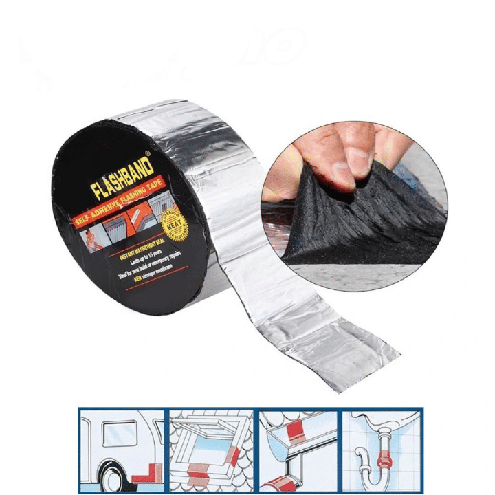 Flashband Self-Adhesive Flashing Tape Strong Rubber Lasts up to 15 Years
