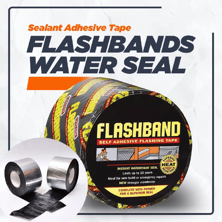 Flashband Self-Adhesive Flashing Tape Rubber Waterproof Seal Roof Gutter Repair 2.5m