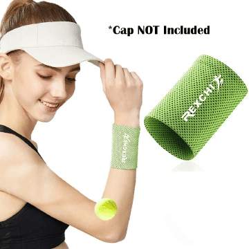 Volleyball Fitness Tennis Sweatband Wristband Wrap Brace Polyester