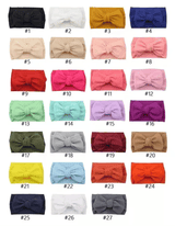 5/10/20pcs Baby Kids Girl Toddler Big Bow Hairband Stretch Turban Head Wrap Headwear Accessories