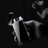 Dual Arc Plasma Flameless USB Rechargeable Electric Lighter with LED Display