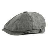 Retro Newsboy Cap Octagonal Hat British Painter Flat Cap