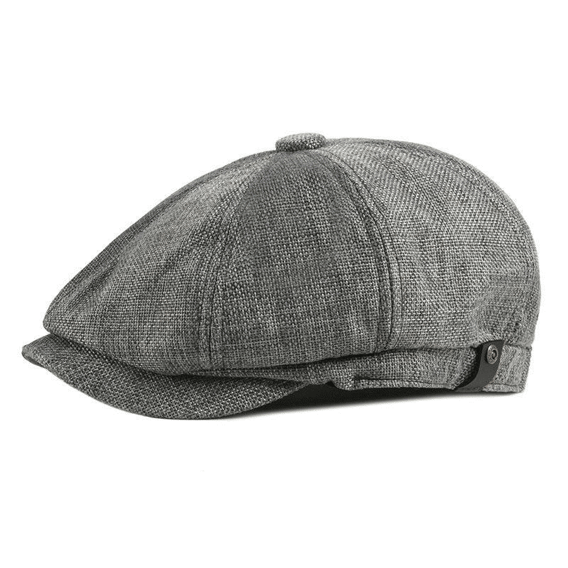 Retro Newsboy Cap Octagonal Hat British Painter Flat Cap