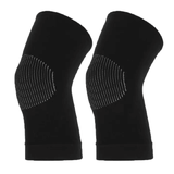 Elastic Sports Kneepad 1 Pair Fitness Knee Brace Support Protectors Black