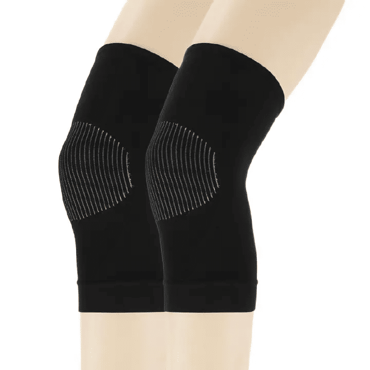 Elastic Sports Kneepad 1 Pair Fitness Knee Brace Support Protectors Black
