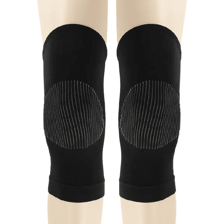 Elastic Sports Kneepad 1 Pair Fitness Knee Brace Support Protectors Black