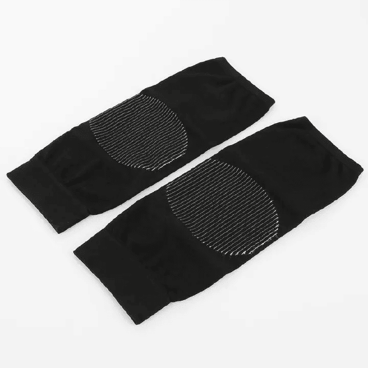Elastic Sports Kneepad 1 Pair Fitness Knee Brace Support Protectors Black