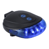 Waterproof Bicycle Tail Light LED Laser Safety Warning Light Cycling Accessory Red