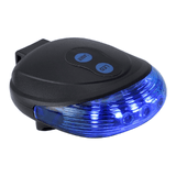 Waterproof Bicycle Tail Light LED Laser Safety Warning Light Cycling Accessory Red