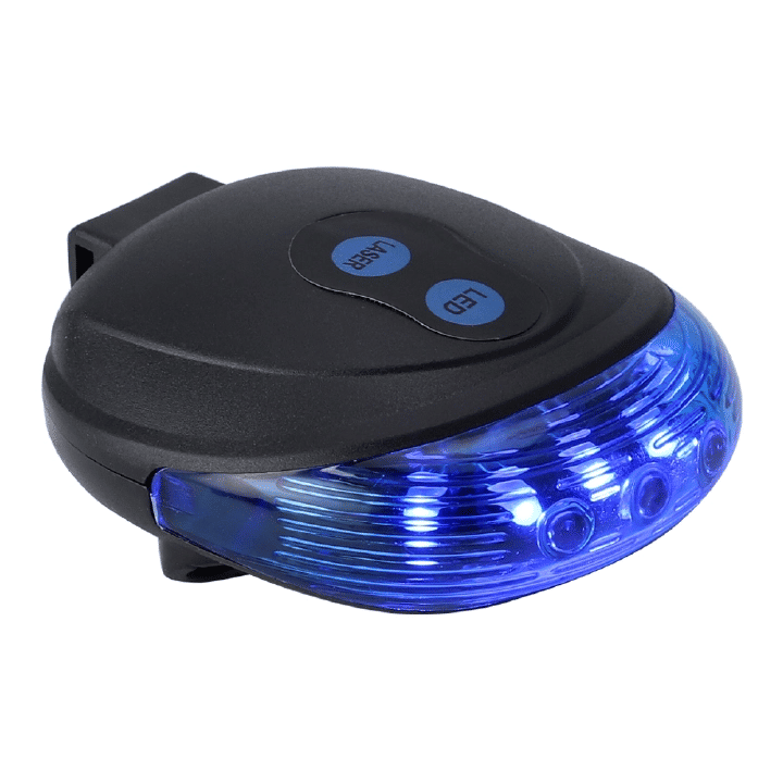 Waterproof Bicycle Tail Light LED Laser Safety Warning Light Cycling Accessory Red