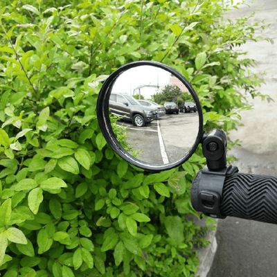 Universal Bicycle Rearview Mirror Adjustable Rotate Wide-Angle Cycling Rear View Mirror for MTB Road Bike Accessories Black
