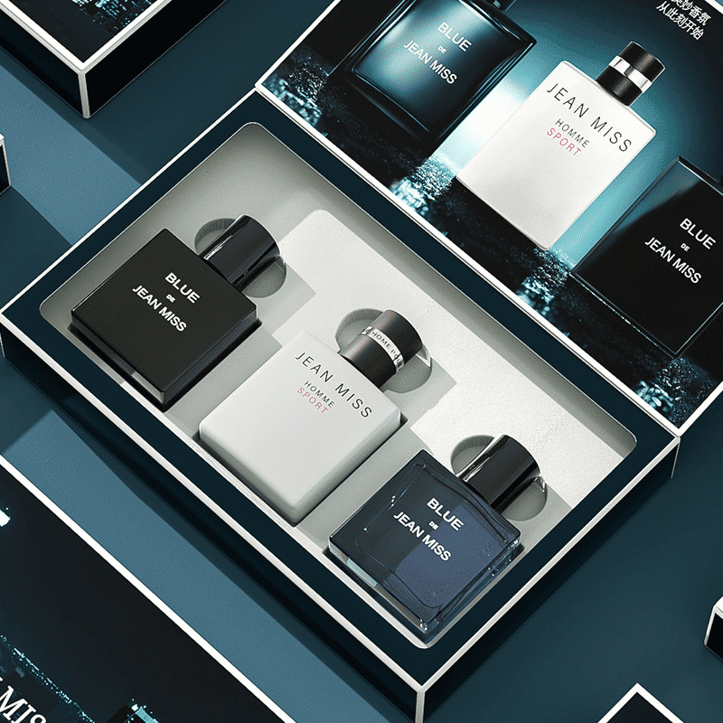 3 PCS Men's Perfume Gift Set Long Lasting Cologne 30ml