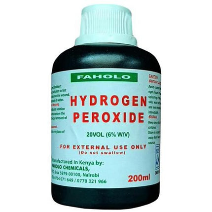 Hydrogen Peroxide Antiseptic First Aid Disinfectant Solution, Treat Burns, Cuts, Infections, Scrapes