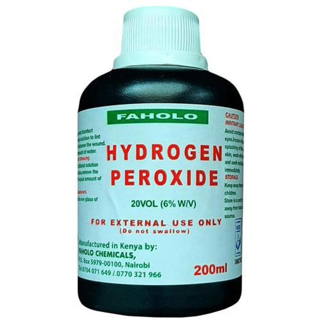 Hydrogen Peroxide Antiseptic First Aid Disinfectant Solution, Treat Burns, Cuts, Infections, Scrapes