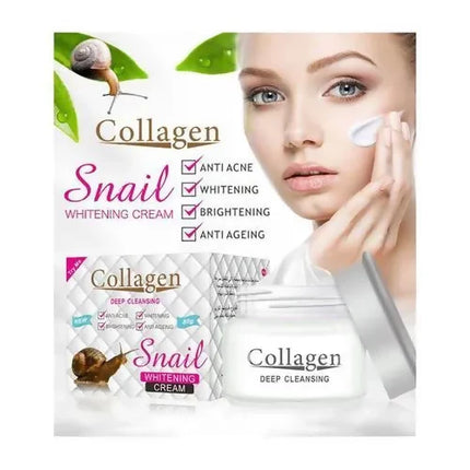 Pei mei Collagen Snail Whitening,Anti-ageing,Anti-acne Cream -80g