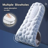 4D Massage Soft Latex Sports Insoles with Arch Support