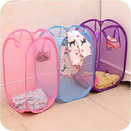 Pop Up Laundry Mesh Basket – Collapsible