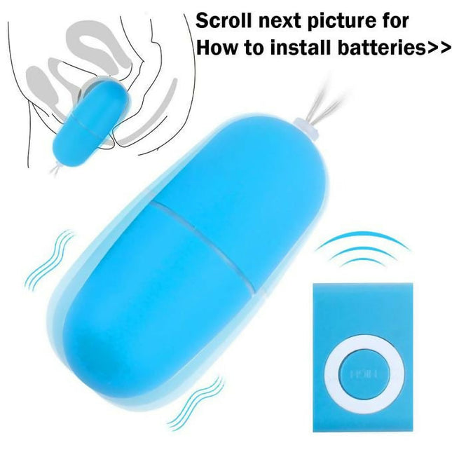 20 Speeds Bullet Dildo Clitoris Women Thrusting Powerful Vibrator, Waterproof Wireless Remote Control Vibrating Egg