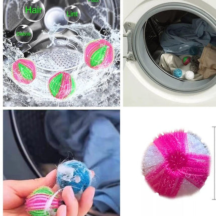 Lint Collecting Machine Balls for Front Loader Machines, Pet Hair Remover, Bedding Washer Dryer Floating Ball