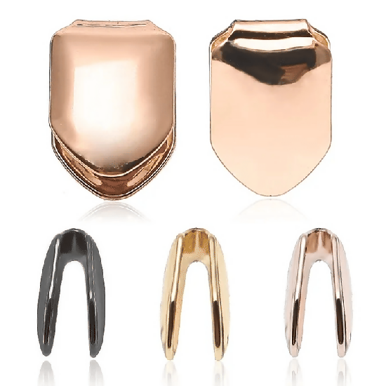 Gold Trendy Hip Hop Single Tooth Grillz Cap Body Jewelry